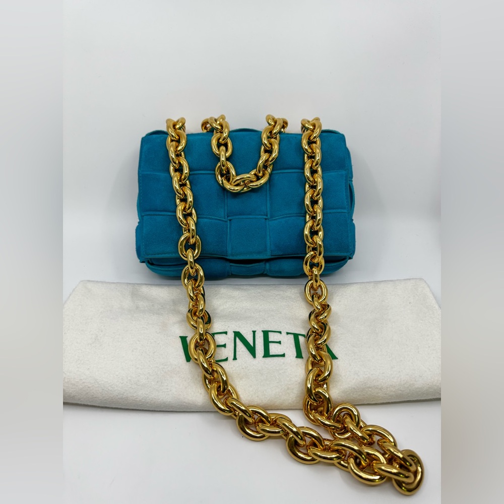 Bottega Veneta chain padded cassette shoulder bag